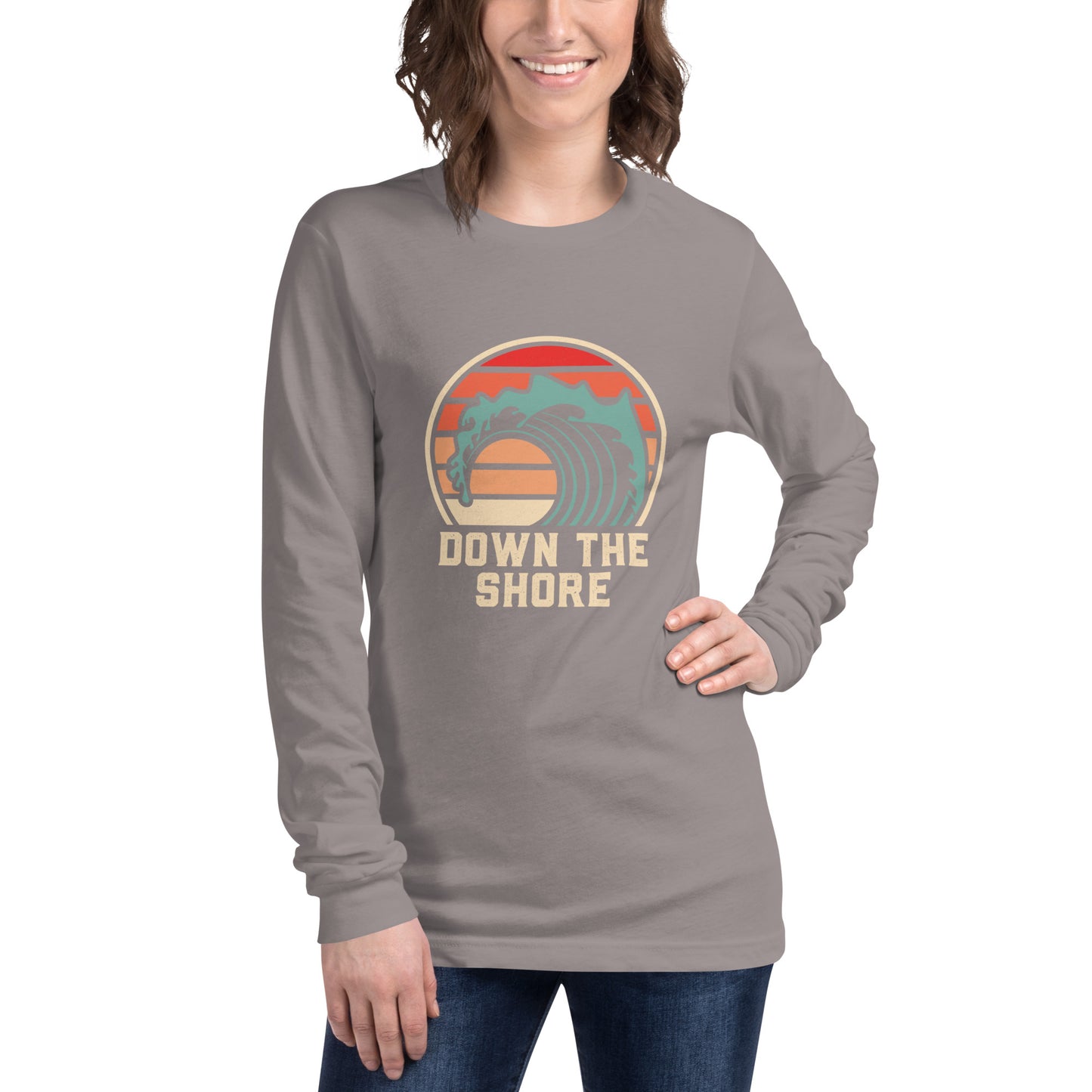 Women's Long Sleeve Wave T