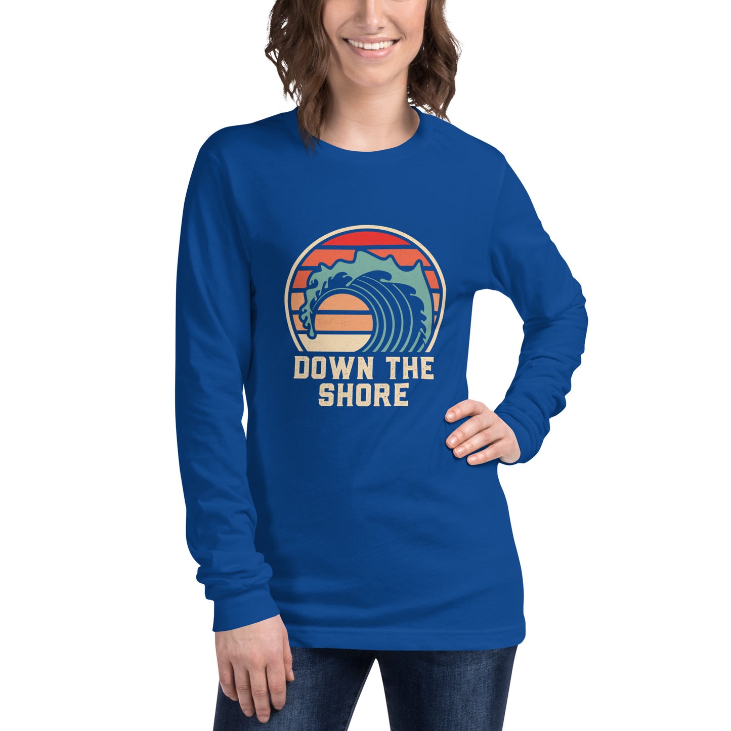Women's Long Sleeve Wave T