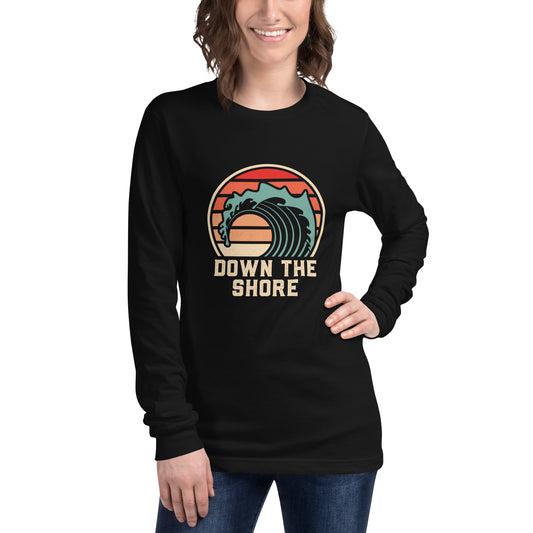 Women's Long Sleeve Wave T